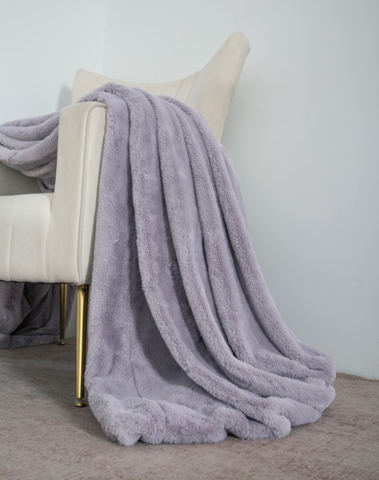 Покрывало декоративное Rabbit (лаванда пепел) 220x240см
