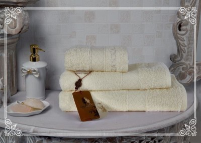 Полотенца Казанова Комплект полотенец Irada (крем-брюле) 30х50см(3) К63-281-30х50