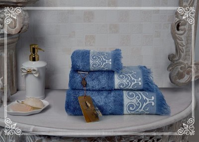 Комплект полотенец Казанова Donna (синий) 30х50см(3) К63-167-30х50
