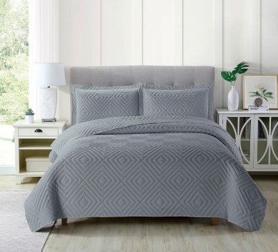 Покрывало PPL-23 GREY Евро (240х260) 2 наволочки (50х70)