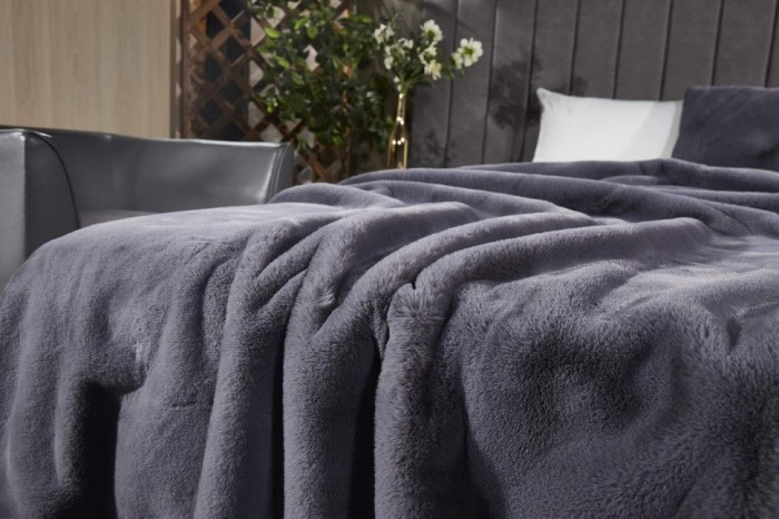 Ричард (антрацит) Покрывало 210х230