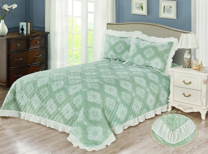 Покрывало Казанова Покрывало 2х Кертис (мави) 240х260 SR56-182-2.4