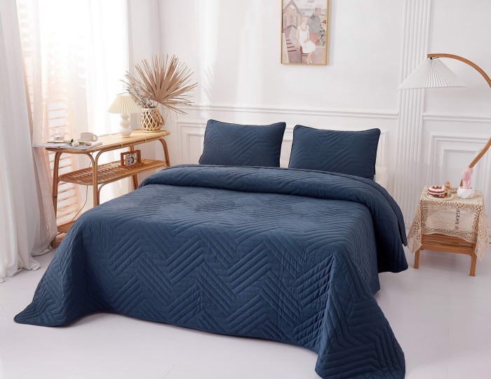 Мориц (синий) Покрывало 160х220