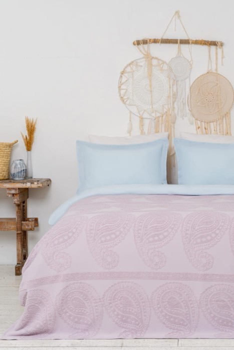 Покрывало-Простыня Arya Махровое Misley Лиловый