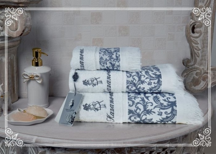 Полотенца Казанова Комплект полотенец Milda (белый) 30х50см(3) К63-161-30х50