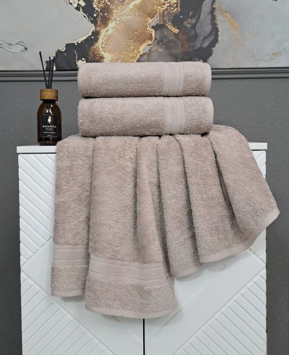 Полотенца Arno (капучино) 50х90см,70х140см