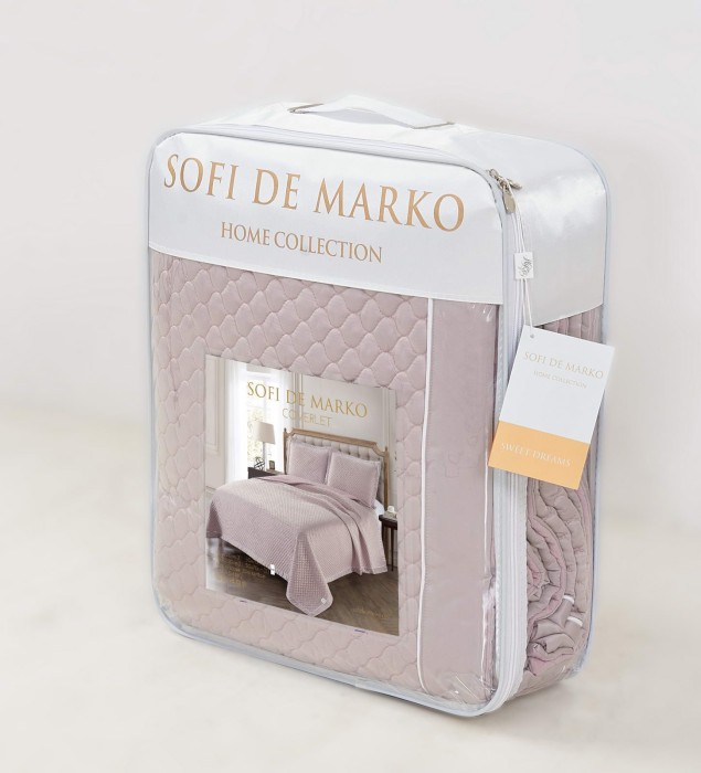 Молли (лиловая) Покрывало 230х250