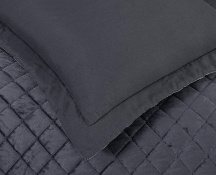 Натаниэль (антрацит) Покрывало 160х220