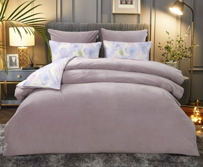 Постельное белье Балет пудра/жемчуг Лина полуторный