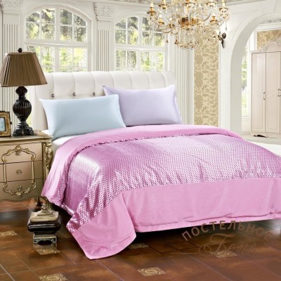 Рэйнольд (горох pink) Покрывало 200х220