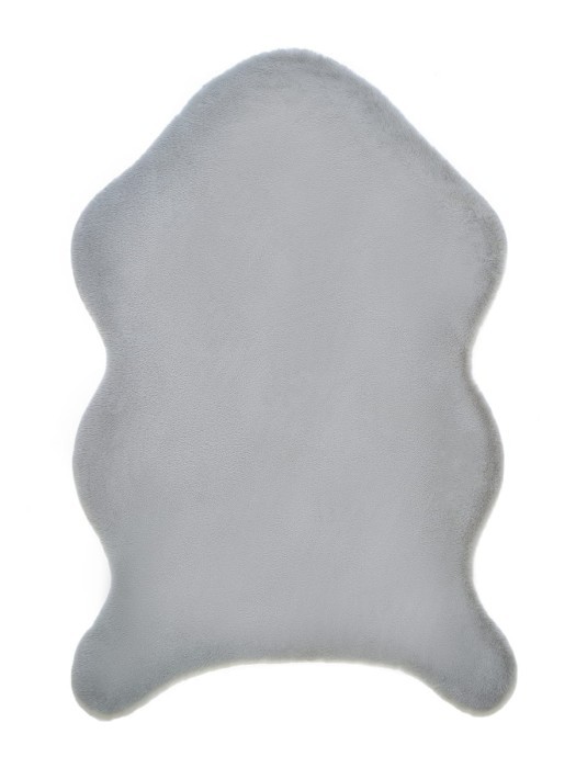 Ковер Arya Кролик Искусственный мех 70X105 Atlas Серый Серый