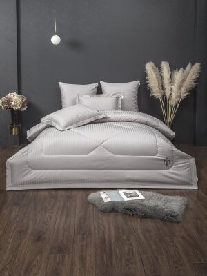Комплекты для сна Stripe Royal (платина) Egypt Cotton Евро KP-ЕВРО-3081 к-т
