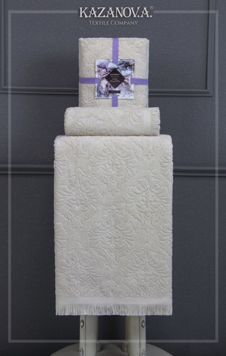 Полотенце Мишель (бежевый) 50х90см