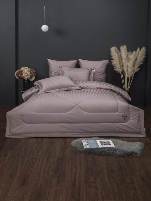 Комплекты для сна Stripe Royal (пыльная роза) Egypt Cotton Семейный