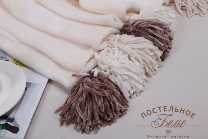 Tassel №1 (молоко) Покрывало 220х230