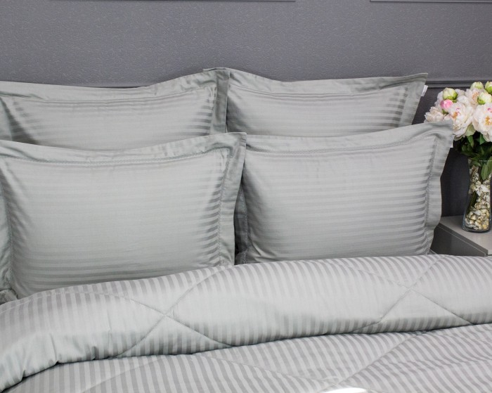 Комплекты для сна «KAZANOV.A» Hotel (олива платина) Cotton Евро