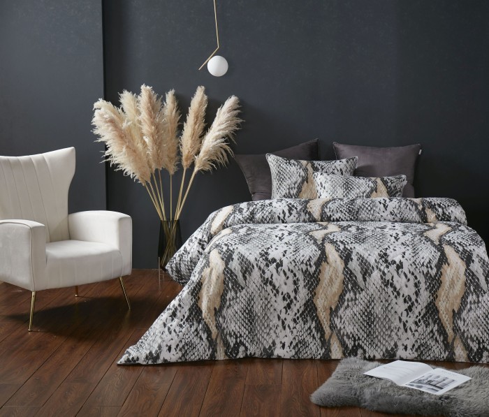 Комплекты для сна Питон (графит айвори) АВС Cotton Семейный