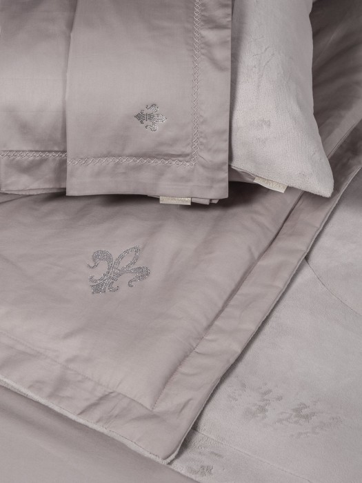 Комплекты для сна Lindor Fluffy (лаванда платина) Egyptian Cotton Евро
