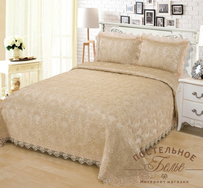 Оливия (беж) Покрывало 240х260