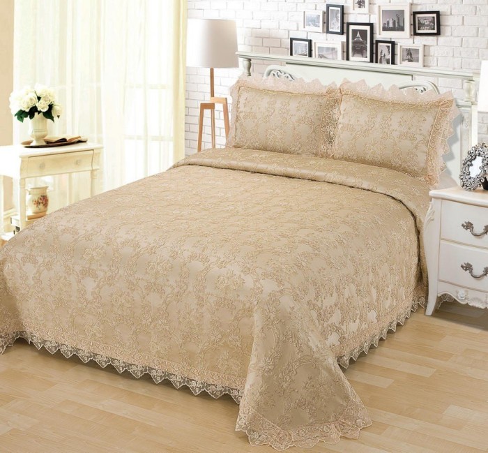 Оливия (беж) Покрывало 240х260