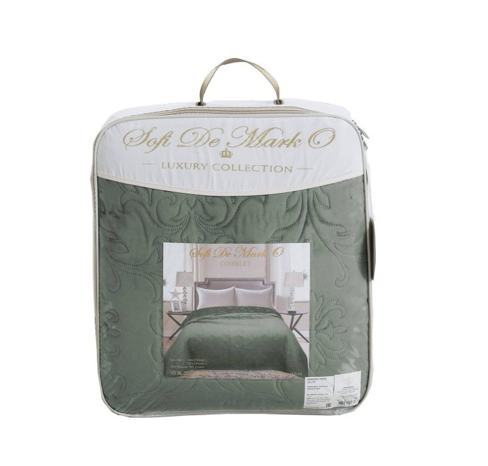 Афина (зеленая) Покрывало 220х240