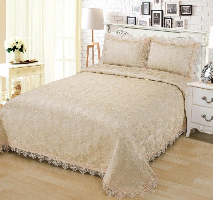 Оливия (молоко) Покрывало 240х260