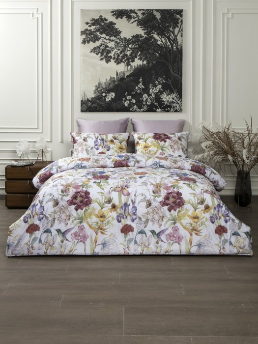 Комплекты для сна Ирис (пыльная роза жемчуг) ABC Egypt Cotton Tencel Евро