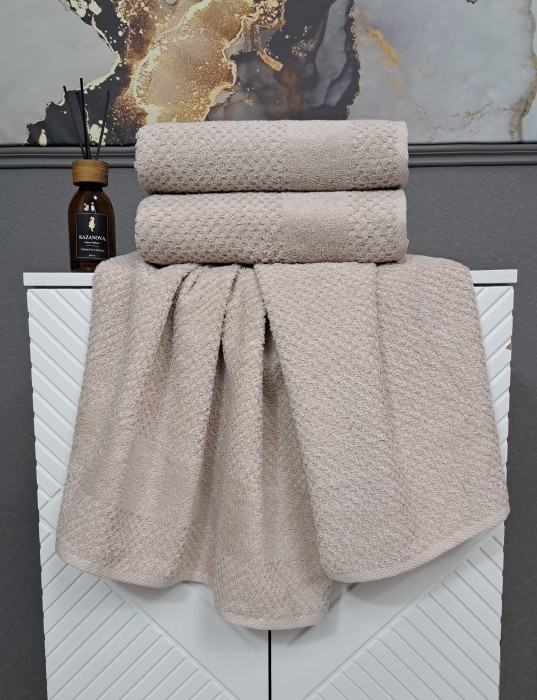 Полотенца Gabriel (бежевый) 50х90см,70х140см