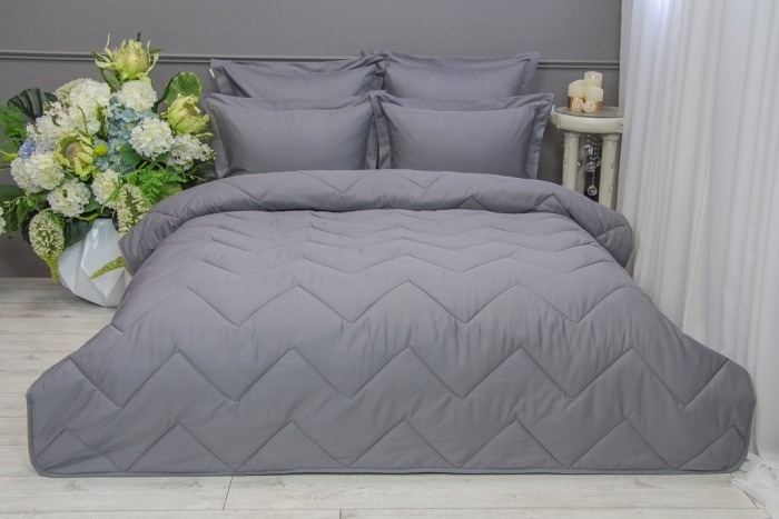 Постельное белье Riviera (Жемчужный графит) Cotton евро