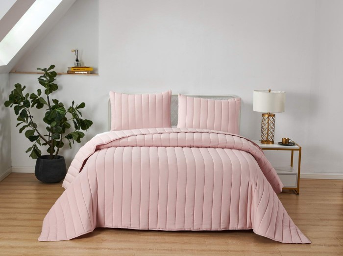 Микаэль покрывало розовое 230х250