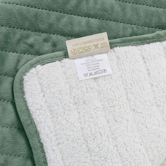 Либерти (зеленый) Покрывало 220х240