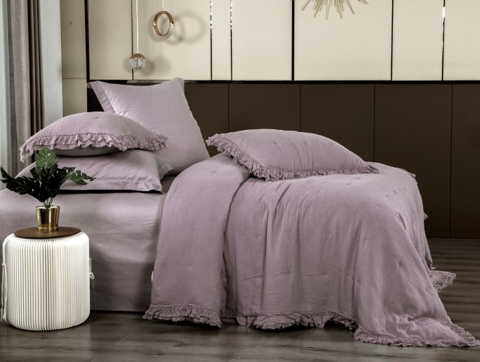 Комплекты для сна Cloud Stonewashed Cotton (пыльная орхидея) комплект Евро 