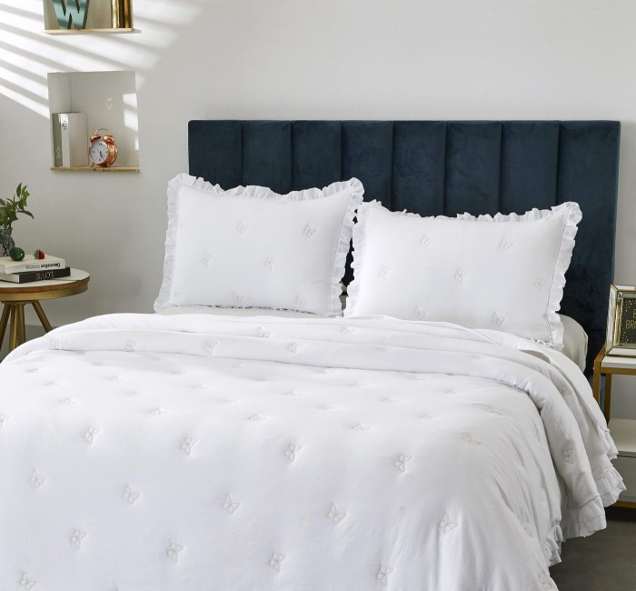 Ребека (белая) Покрывало 220х240