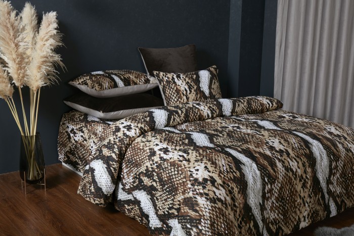 Комплекты для сна Питон (капучино беж) АВС Cotton Eвро