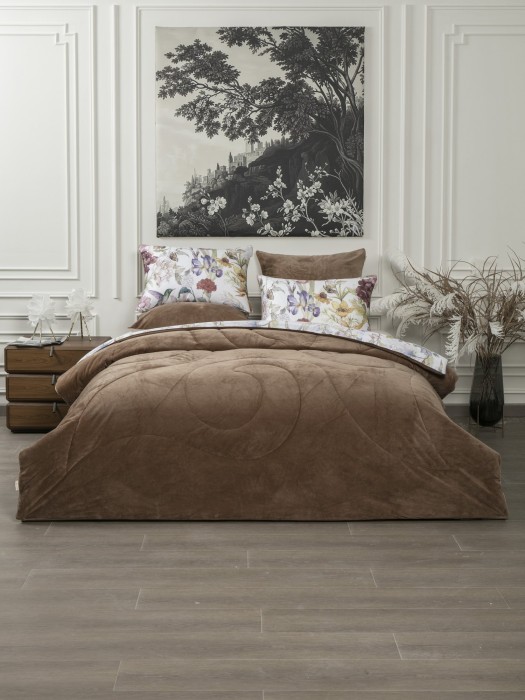 Комплекты для сна Ирис (капучино латте жемчуг) ABC Egypt Cotton Tencel Евро
