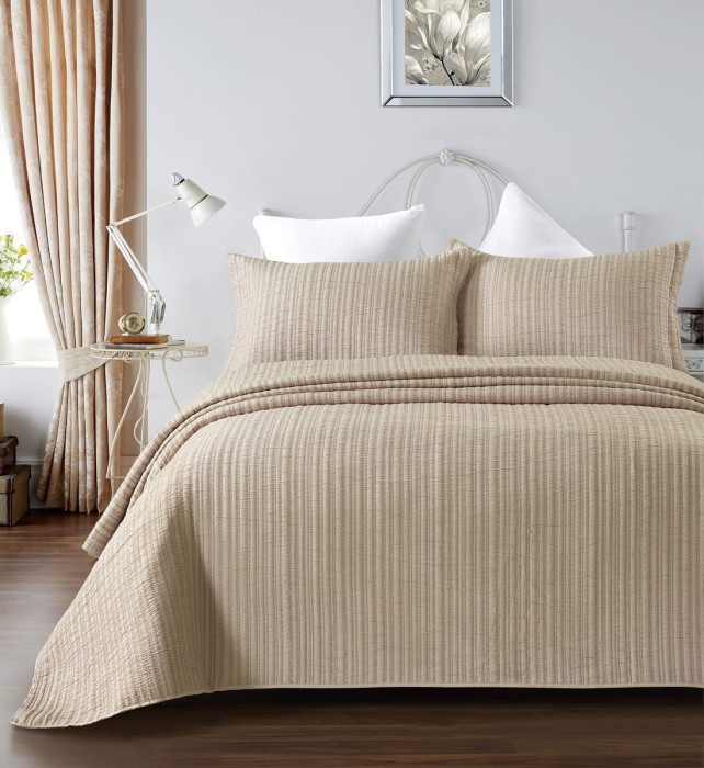 Покрывало Arya синель Waves 250 х260 Бежевый